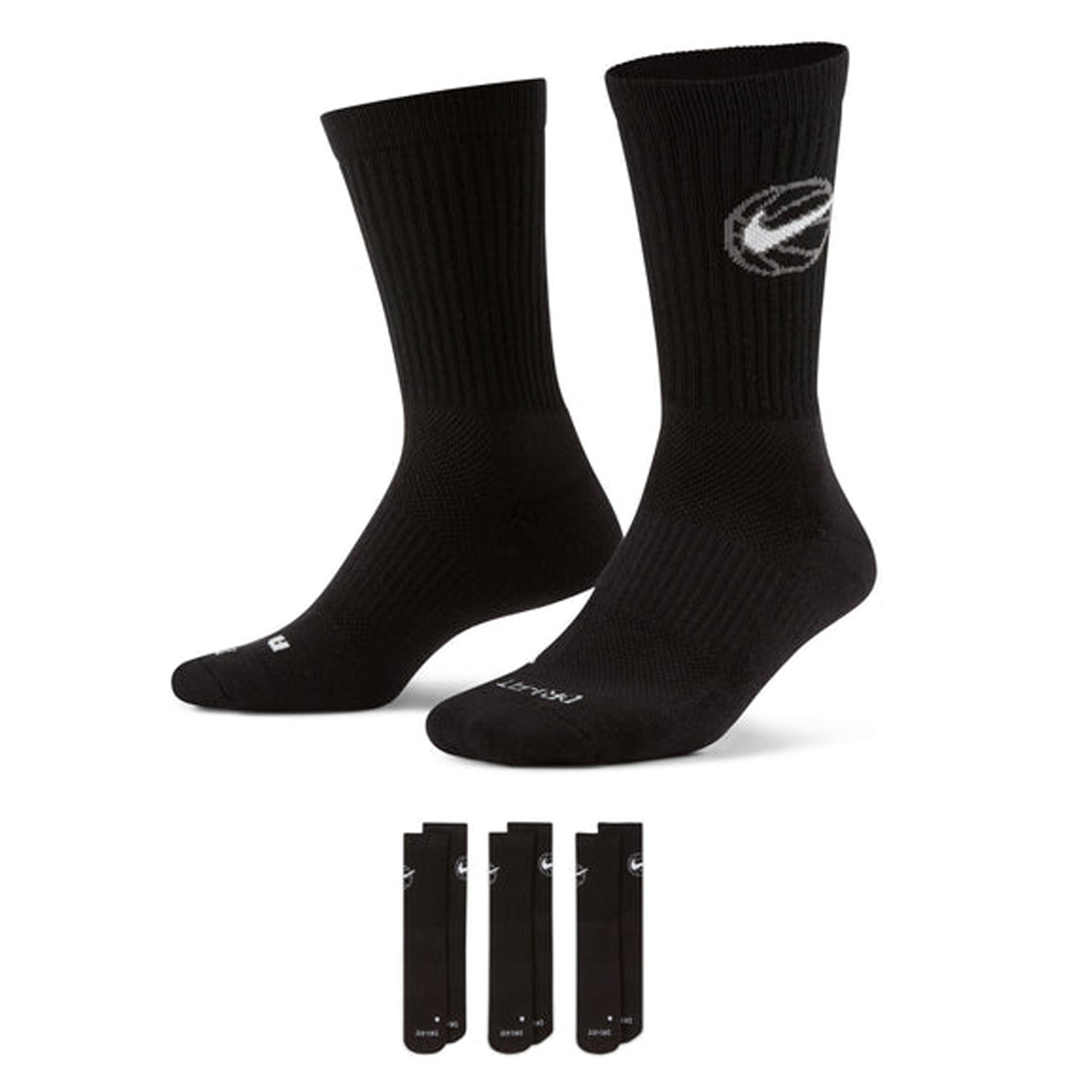 DA2123-010 - U NIKE EVERYDAY CREW BBALL 3PR
