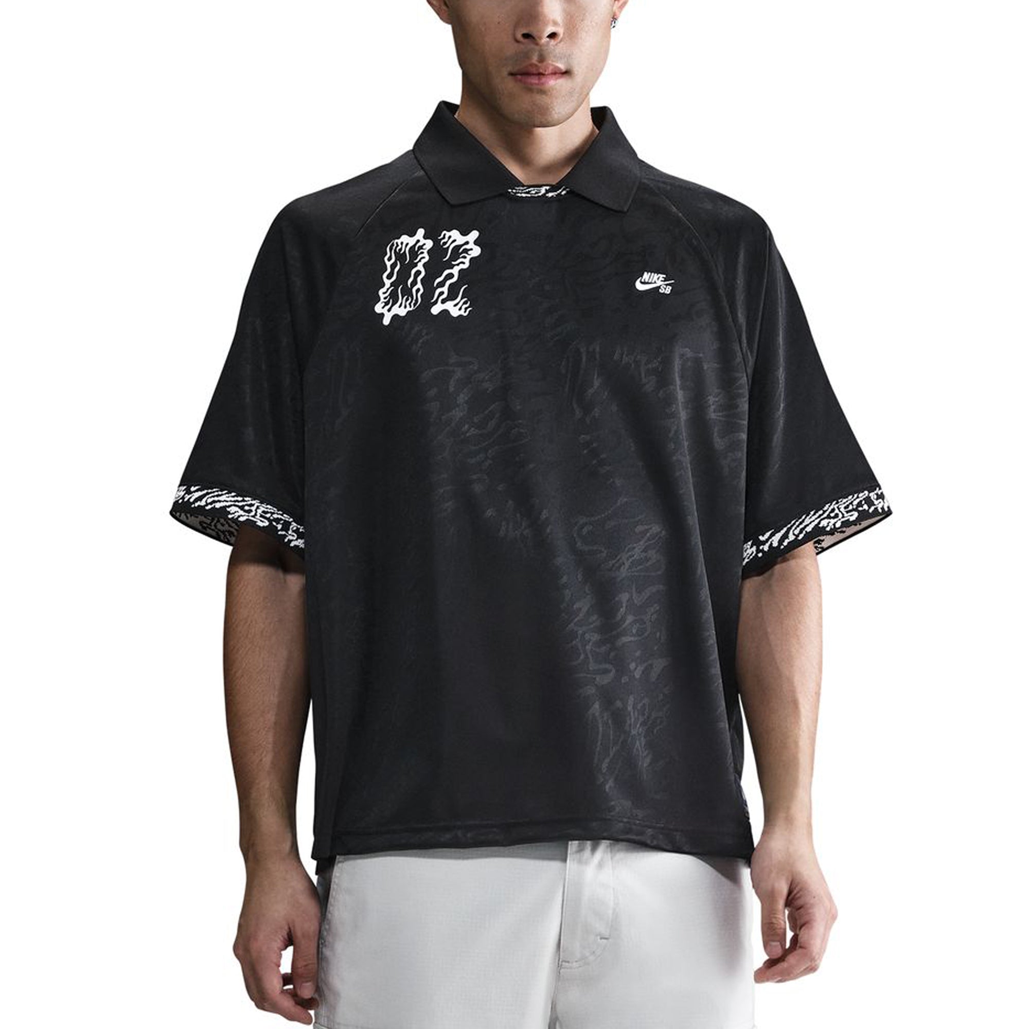 HJ2966-010 - AS U NK SB DF JACQ JRSY TOP